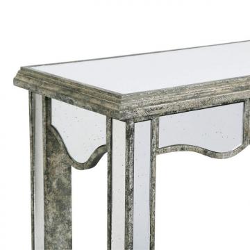 Console Bois Miroir 110cm