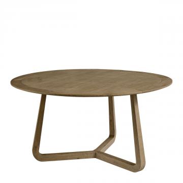 Table à Manger Maxine Chêne Blanc d'Ivoire ø150cm