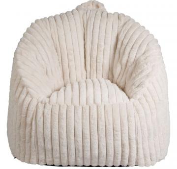Fauteuil Club Pouf Sola Blanc -NEW-