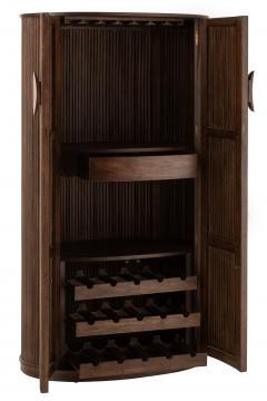 Armoire Bar Reyi Brun Foncé