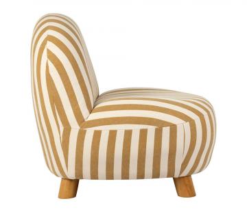 Fauteuil Belly Camel-Ecru