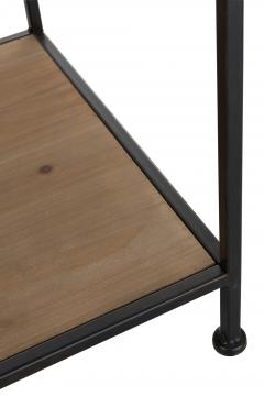 Etagère Penderie Indus Bois Métal