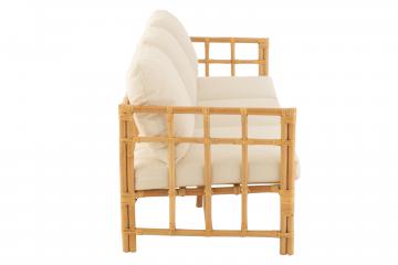 Canapé Elise Bambou Naturel 3 Personnes