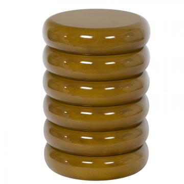 Bout de Canapé Ondo Métal Ocre GM