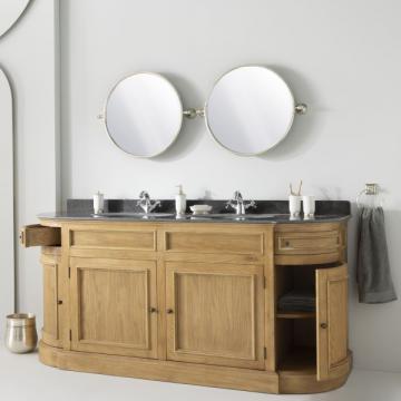 Meuble Lavabo Double Pierre Bleue Haussmann