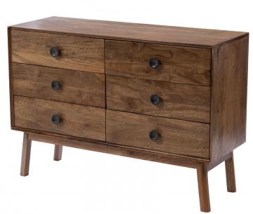 Commode 6 Tiroirs Authentique