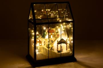 Village de Noël Verre Led MM