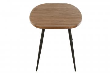 Table à Manger Ovale Teck Recyclé
