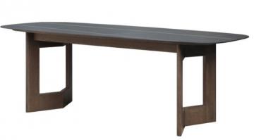 Table à Manger Chêne Pierre Noire Manre Athezza 268cm