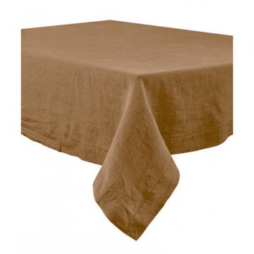 Nappe Lin lavé Naïs Tabac (2 Tailles au choix)