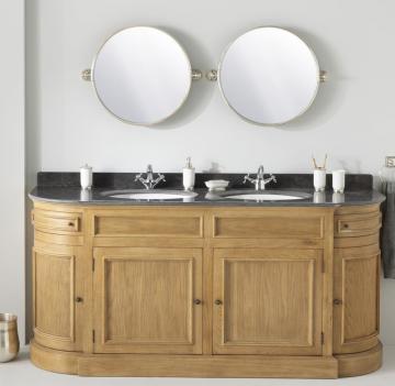 Meuble Lavabo Double Pierre Bleue Haussmann