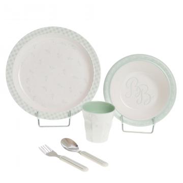 Coffret Déjeuner 5 Pièces BB Vert Amande Enfant