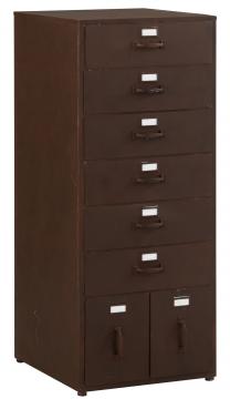 Semainier Indus Vade Métal Rouille