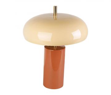 Lampe Arty Métal Beige / Terracotta