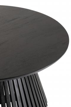 Table Basse Ronde Vincent Manguier Noir