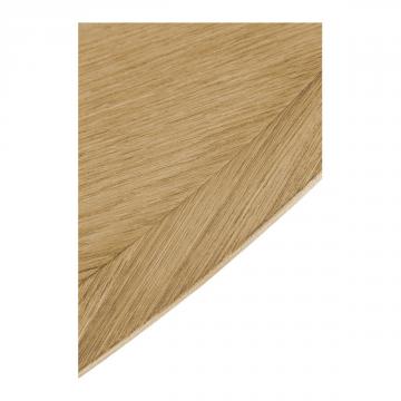 Table à Manger Maxine Chêne Clair Blanc d'Ivoire 230cm