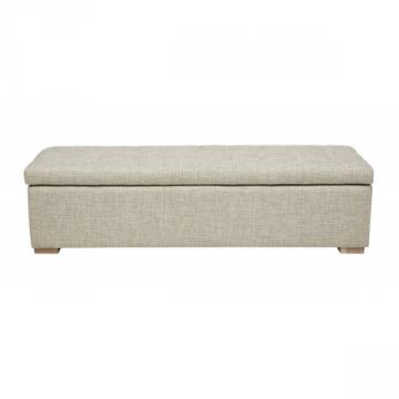 Banc Coffre Tramé Lin Vatican