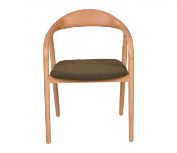 2 x Chaises Revano Kaki Hêtre