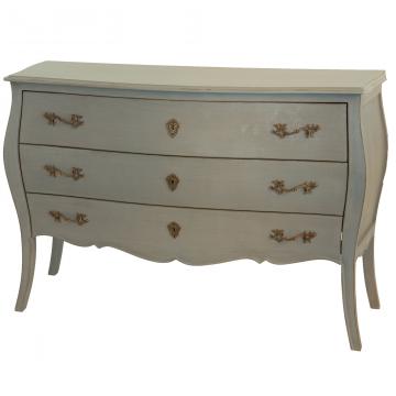 Commode 3 Tiroirs Murano Taupe