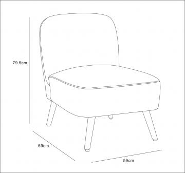 Fauteuil Bucolique Moutarde