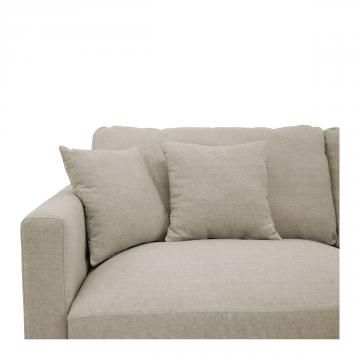 Canapé Angie 100% Lin Beige Blanc d'Ivoire
