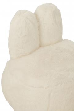 Tabouret Bunny Fourrure Blanc -NEW-