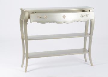 Console 1 Tiroir Murano Silver GM