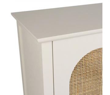Cabinet 2 Portes Nolita Blanc Naturel Jardin d'Ulysse