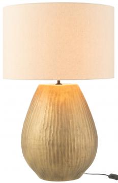 Lampe Nebu Céramique Or