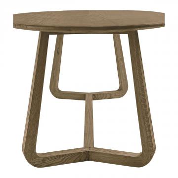 Table à Manger Ovale Maxine Chêne Blanc d'Ivoire 280cm