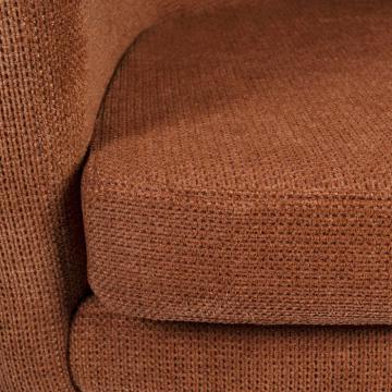 Fauteuil Club Tessia Terracotta