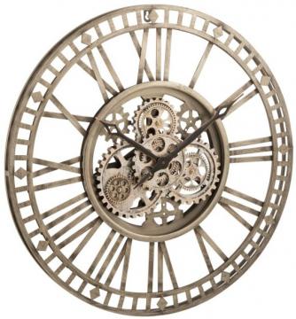 Horloge Indus Métal Mécanisme Or Antique