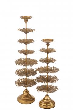 Chandelier Arbre Métal Or H62cm