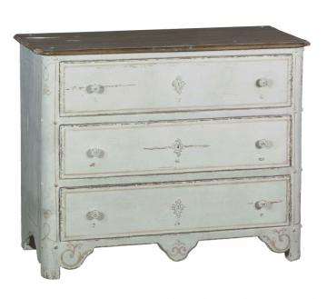 Commode 3 Tiroirs Manon Ecru