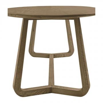 Table à Manger Ovale Maxine Chêne Blanc d'Ivoire 200cm