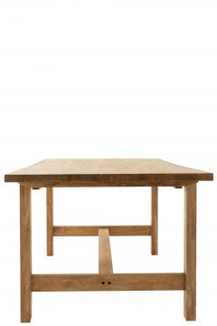 Table à Manger Rectangulaire Manguier Naturel 240cm
