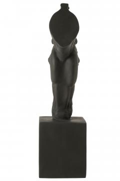 Cheval sur Base Noir/Noir H95cm