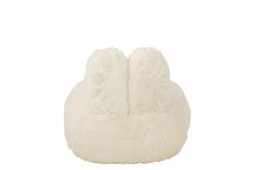 Tabouret Bunny Fourrure Blanc -NEW-