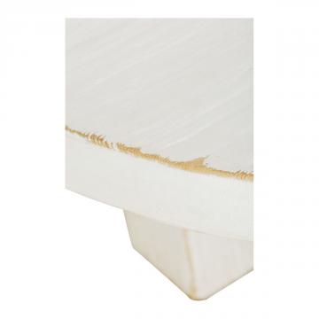 Table Basse BAO Orme Recyclé Blanc GM Blanc d'Ivoire