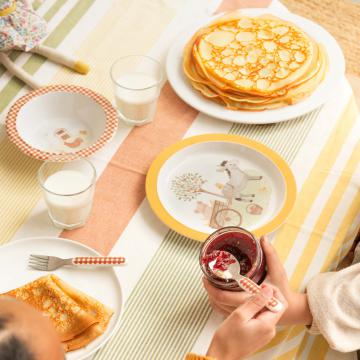Coffret Valisette Déjeuner 5 Pièces Justin Enfant
