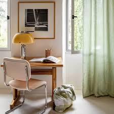 2 x Rideaux Dili Lin Voile de Coton 120x180
