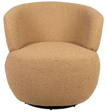 Fauteuil Pivotant Zeline Camel