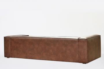 Canapé Moderne 4 Places Microfibres Marron 280cm