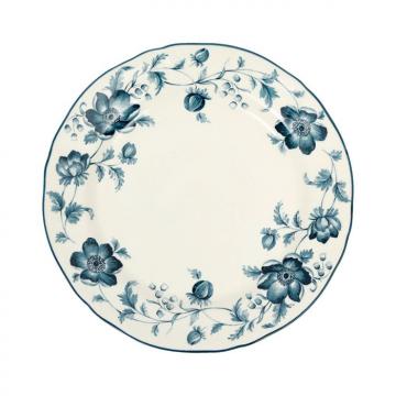 6 Assiettes Plate Margaux Bleu Comptoir de Famille