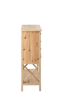 Commode 12 Tiroirs Chamonix Pin Naturel