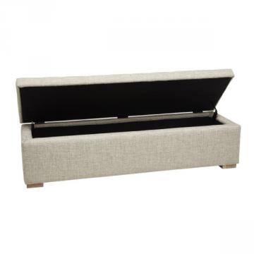 Banc Coffre Tramé Lin Vatican