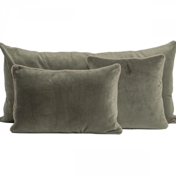 Coussin New Delhi Velours Kaki 40*60
