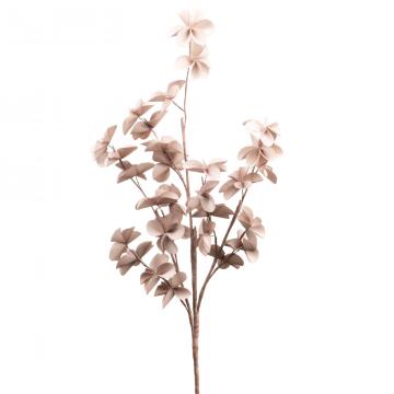 6 Fleurs Alma Gris Perle H89cm