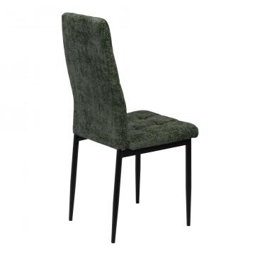 Chaise Zurich Velours Vert