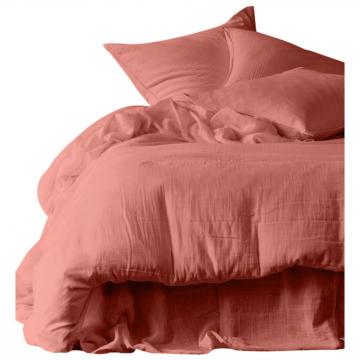 Drap Housse Dili Bois de Rose (2 tailles)